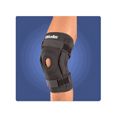 Knee Brace, Wraparound, Large, Hinged
