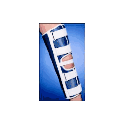 KneE Immobilizer, Perforated Foam Strt Lg 19"