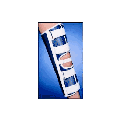 KneE Immobilizer, Perforated Foam Strt Med 19