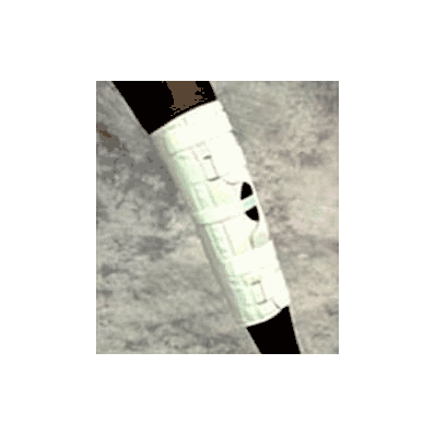 KneE Immobilizer, Uni Foam Clsd Patella Wht 1