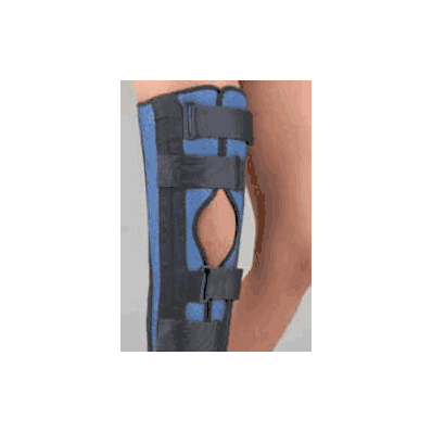 KneE Immobilizer, Univ 3panel Foam Blu 22" -