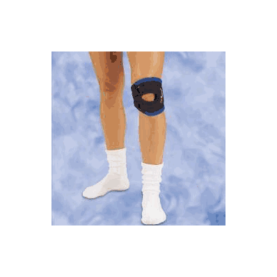 Knee stabilizer, 13.5 to 15.5", x-small, neoprene