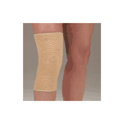 Knee support, 18 to 21", large, pull up elastic, slip-on