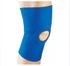 Knee Support, SMALL, 15-1/2" to 18" Circumference, Pull-On Open Patella, Blue/Black, Left or Right Knee, sold as Each by ProCare, DJO 79-82633<br><br><font color="red"><b>BACK TO THE PRODUCT TABLE, <a href="https://www.aaawholesalecompany.com/orthopedic-immobilizers--splints-and-supports-lower-body-knee-procare-open-patella-knee-support.html">CLICK HERE</a></b></font>