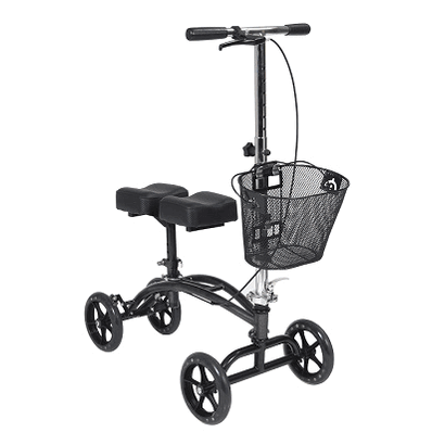 Knee Walker, with Basket, Dual Pad Steerabl