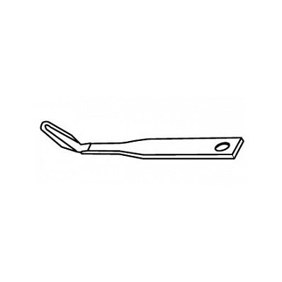 Knife, Crescent, Angled, 2.25mm, Bevel-up -