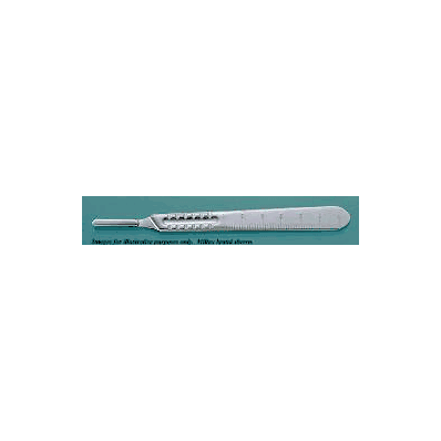 Knife Handle Nickel Number 4, 5.375 Inch - Ha