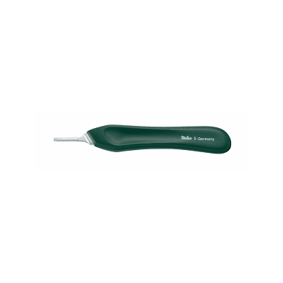 Knife Hdl #5 Green Plasti - Medline