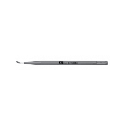 Knife, Ophthalmology, 2.5mm, Cresent, Bevel