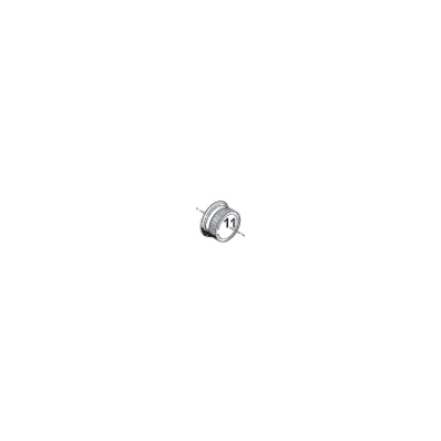 Knob, Knurled Control - Sold as 1/Ea - by