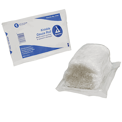 Krinkle Gauze Roll, Sterile - 100/Cs - Dynare