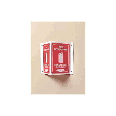 L Projecting Sign Lab Safety Supply Aed - Si