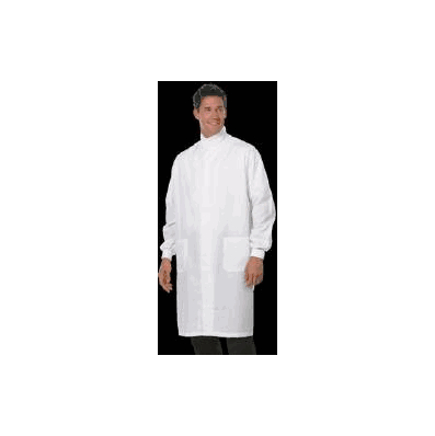 Lab Coat Ceil Blue Large Long Sleeve Mid Leng