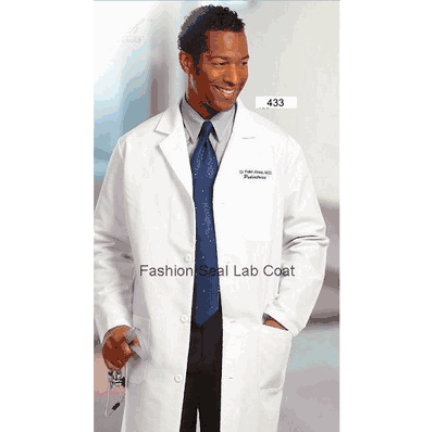 Lab Coat, Knee Length with Long Sleeve