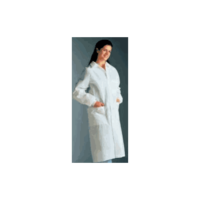 Lab Coat Labmates White Large To X-large Lon