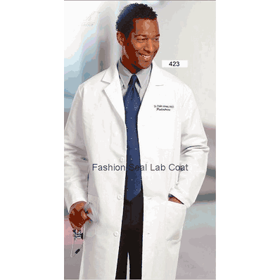 Lab Coat, Male Knee Length Long Sleeve