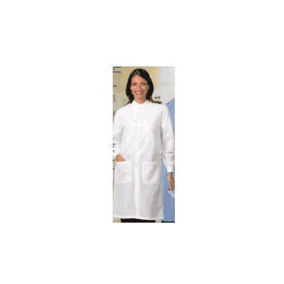 Lab Coat Texture Shield Ceil Blue Medium Lon