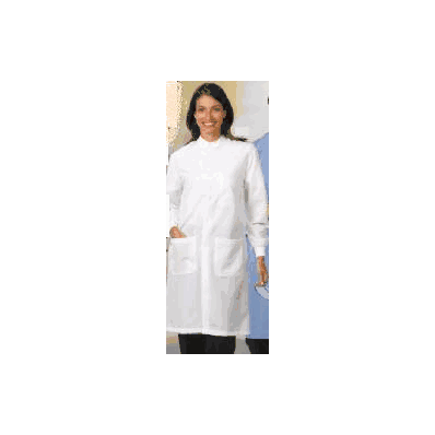Lab Coat Texture Shield D-stat White Large