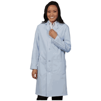 Lab Coat, Unisex 41" Long Sleeve with 3 Pockets
