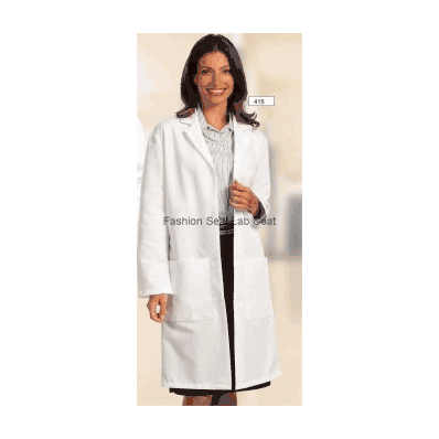 Lab Coat, Unisex Knee Length with Long Sleeve