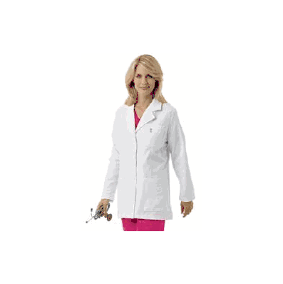 Lab Coat White Large Long Sleeve 30 Inch - Ja