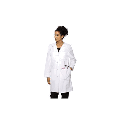 Lab Coat White Size 10 Long Sleeve 38 Inch -