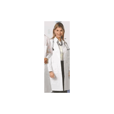 Lab Coat White Size 16 39-1/2 Inch - Coat, La