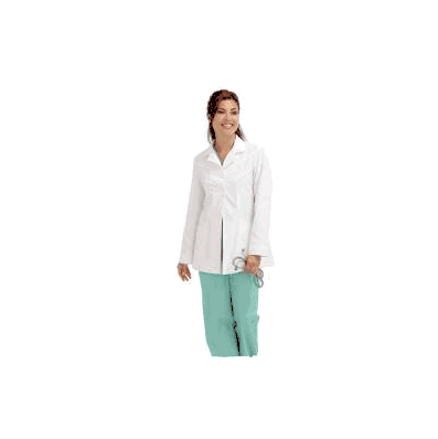 Lab Coat White Size 16 Long Sleeve 30 Inch -