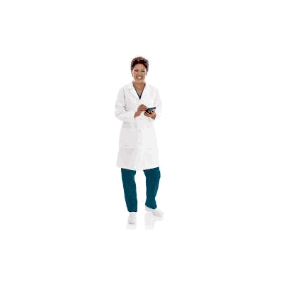 Lab Coat White Size 18 Long Sleeve 39 Inch -