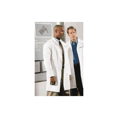 Lab Coat White Size 38 Long Sleeve Mid Length