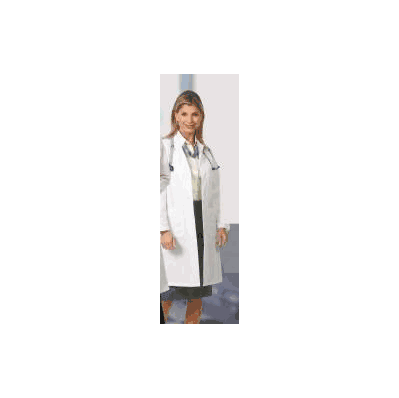 Lab Coat White Size 6 Long Sleeve 39-1/2 Inch
