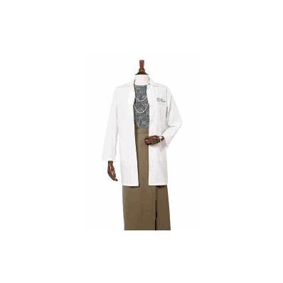 Lab Coat White Size 6 Long Sleeve Mid Length