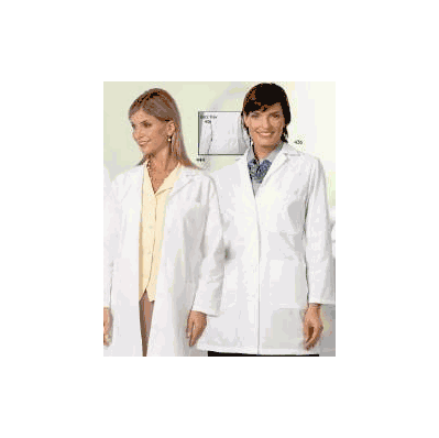 Lab Coat White Small Long Sleeve 34 1/2 Inch