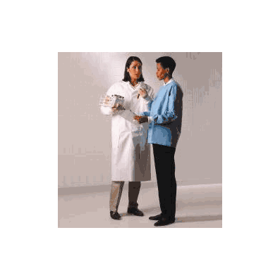 Lab Coat White X-large Long Sleeve Knee Lengt