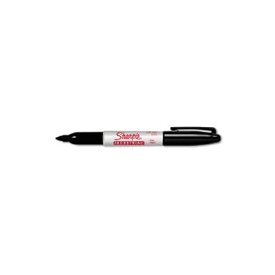 Lab Permanent Marker Pens Black Fine Fiber Ti