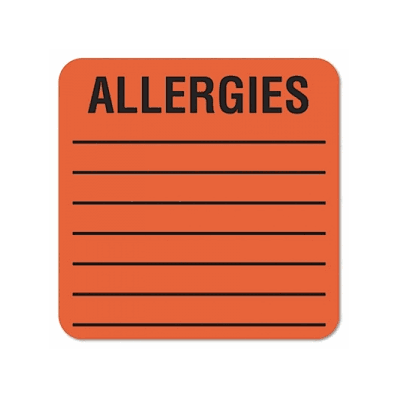 Label, Allergy, 500/Rl, Oe - Medline