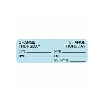 Label, Change Thursday 1" X 3"