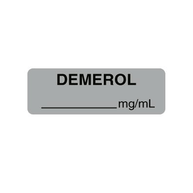 Label, Demerol
