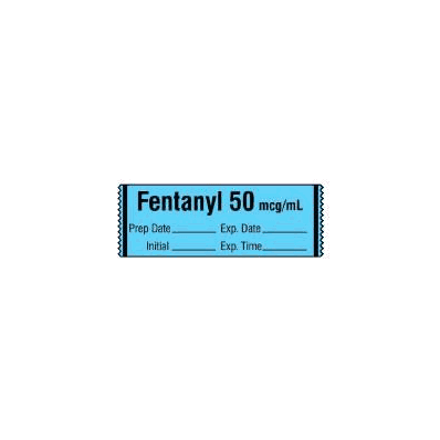 Label, Fentanyl 50mcg/Ml Blu (33/Rl) - - Sha