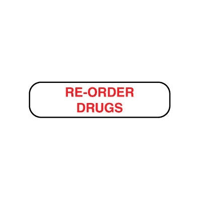 Label, Reorder Drugs