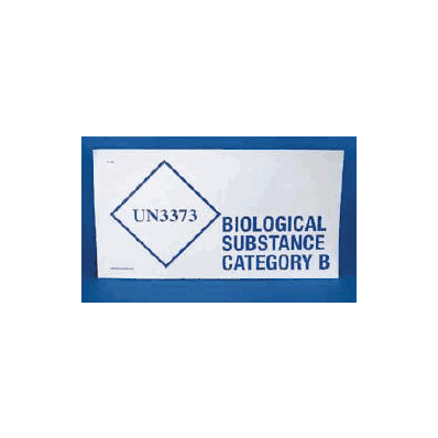 Label Therapak* Un3373 Biological Substance C