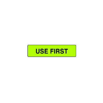 Label, Use First 5/16"X1 1/4" Flursnt/Blk (50