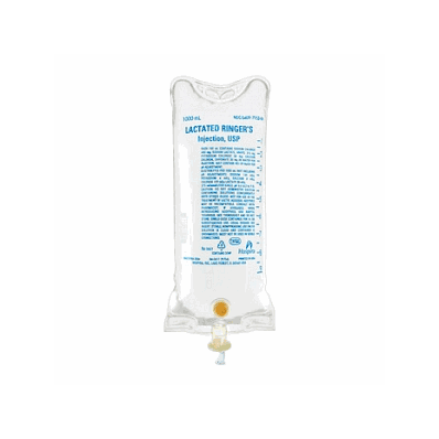 Lactated Ringers Solution 1000 ml bags