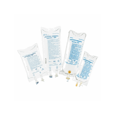 Lactated Ringers Solution 500 ml bags