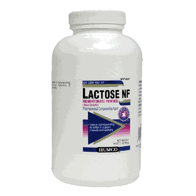 Lactose Monohydrate Supplement, 16 oz.