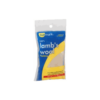 Lambs Wool Padding Sunmark 19 Inch, 0.37 Oz.