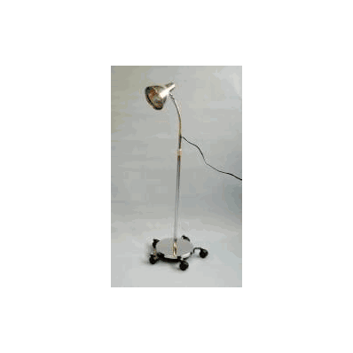 Lamp, Exam Mobile Gooseneck Adj W/Alum Shade