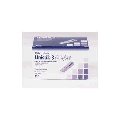 Lancet Unistick 3 Comfort Fixed Depth Lancet