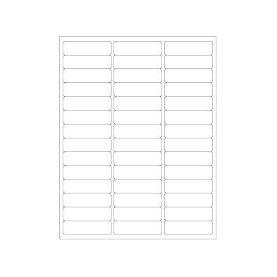 Laser Sheet Label 2 5/8" X 3/43"