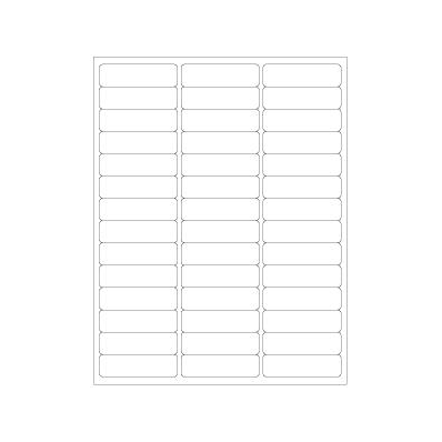 Laser Sheet Label, 2 5/8" X 3/4"
